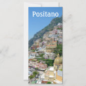 Invitation Magnétique Positano, Italie (Recto)
