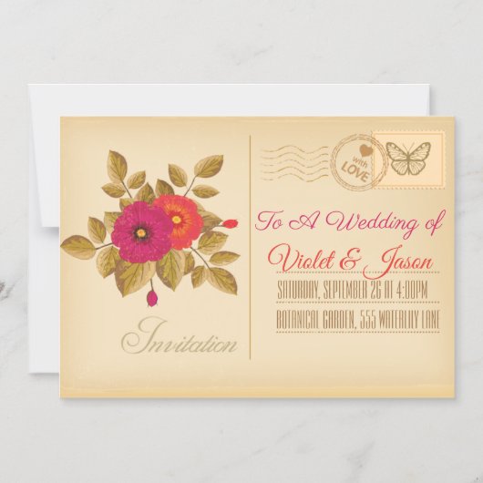 Invitation Magnétique Potage vintage (Recto)