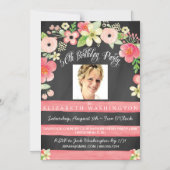 Invitation magnétique pour une fête d'anniversaire (Recto)