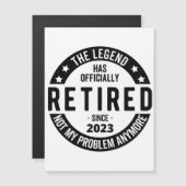 Invitation Magnétique régime de retraite (Devant / Derrière)