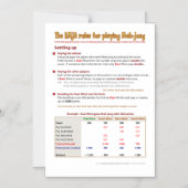 Invitation Magnétique Règles BMJA magnétiques - Réglage (1) (Recto)