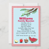 Invitation Magnétique Regroupement familial personnalisable (Recto)