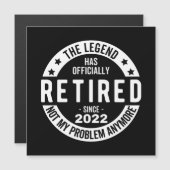 Invitation Magnétique Retired 2022 (Devant / Derrière)