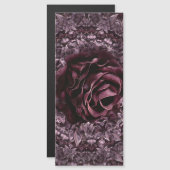 Invitation Magnétique Rose Mandala (Devant / Derrière)