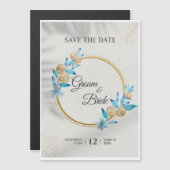 Invitation Magnétique save the date greetings (Devant / Derrière)