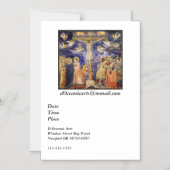 Invitation Magnétique Scène médiévale du Vendredi Saint (Recto)