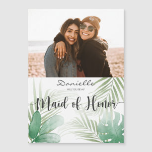 Invitation Magnétique Serez-vous ma servante d'honneur Mariage Propositi