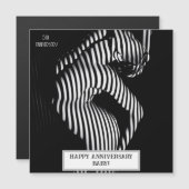 Invitation Magnétique Sexy Mariage Anniversaire Naughty (Devant / Derrière)