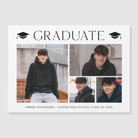 Invitation magnétique simple pour la remise de dip (Devant)