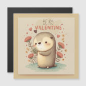 Invitation Magnétique Sois ma Saint Valentin (Devant / Derrière)