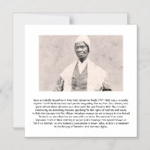 Invitation Magnétique Sojourner Truth - Féministe (Recto)