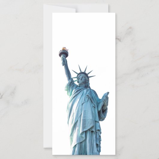 Invitation Magnétique Statue de la liberté (Recto)