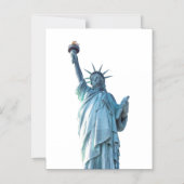 Invitation Magnétique Statue de la liberté (Recto)