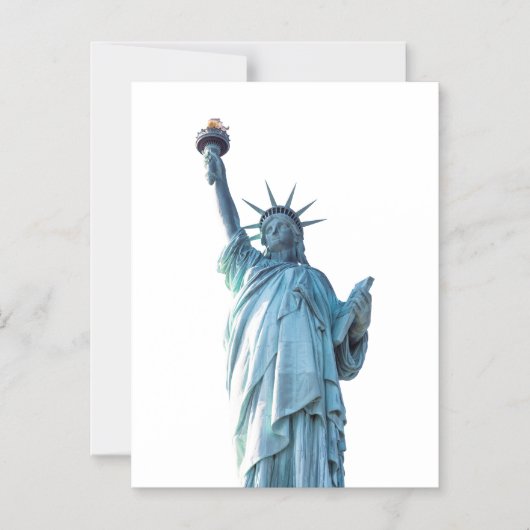 Invitation Magnétique Statue de la liberté (Recto)