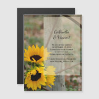 Sunflowers et Wagon Wheel Wedding Enregistrer la d
