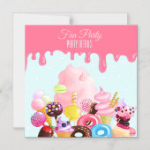 Invitation Magnétique Sweets N'Importe Quel Événement (Recto)