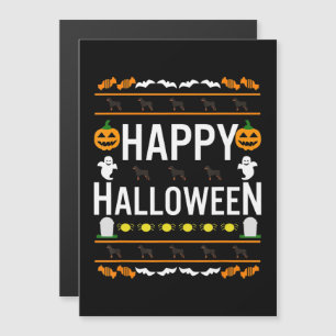 Invitation Magnétique T-Shirt Chien Costume de Rottweiler Halloween Pare