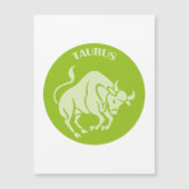 Invitation Magnétique Taurus, signe zodiaque, Horoscope, Astrologie (Devant)