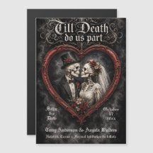 Till Death Do Us Part Wedding Save the Date