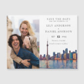 Invitation Magnétique Toronto Photo Wedding Save The Date (Devant)
