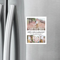 Typographie moderne Quatre mariage photo Sauvez la