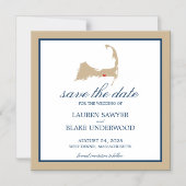 Invitation Magnétique West Dennis Cape Cod Wedding Enregistrer la date (Recto)
