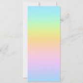 Invitation Magnificent Pastel Rainbow Wedding (Dos)