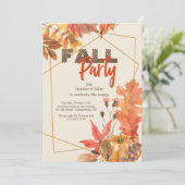 Invitation Magnifique d'Automne (Debout devant)