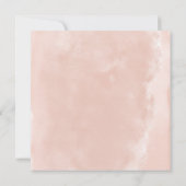 Invitation Magnifique Fête des mariées de couronne florale (Dos)