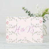 Invitation Magnifique floral  (Debout devant)