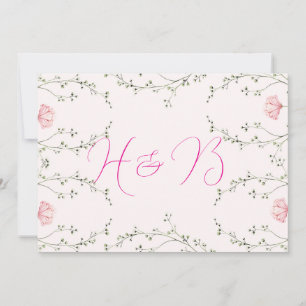 Invitation Magnifique floral 