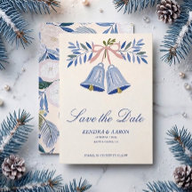 Magnifique mariage bleu de vacances Cloche Save Th
