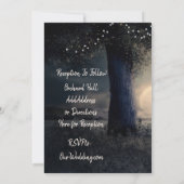 Invitation Magnifique Mariage de lanterne romantique (Dos)