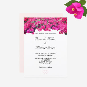 Invitation Magnifique mariage floral