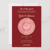 Invitation Magnifique Mariage Mehndi (Devant)