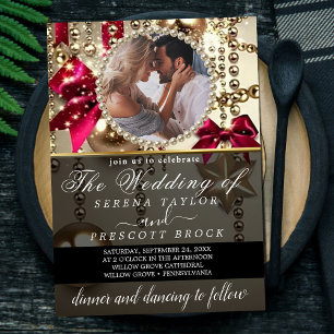 Invitation Magnifique Mariage photo tout en un
