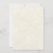 Invitation Magnifique mariage rose burgundy et or (Dos)