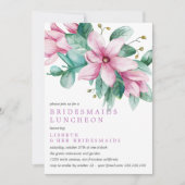 Invitation Magnolia Bloom Bridesmaitres Mariage du déjeuner (Devant)