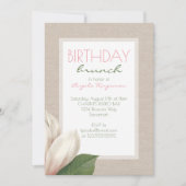 Invitation Magnolia Bloom Ladies Anniversaire Brunch (Devant)