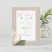 Invitation Magnolia Bloom Ladies Anniversaire Brunch (Debout devant)