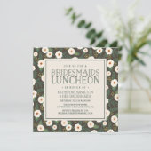 Invitation Magnolia Blossoms Bridesservantes Luncheon Invitat (Debout devant)