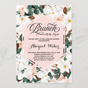 Invitation Magnolia, Brunch avec la mariée