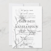 Invitation Magnolia Elegant Classic Mariage Parents Hôte (Devant)