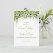 Invitation Magnolia et Moss Vines Mariage du sud (Debout devant)