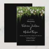 Invitation Magnolia et Moss Vines Southern Mariage Invitatiat (Devant / Derrière)