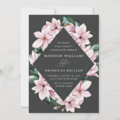 Invitation Magnolia & Eucalyptus | Mariage de cadre floral (Devant)