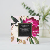 Invitation Magnolia peint | MARIAGE (Debout devant)