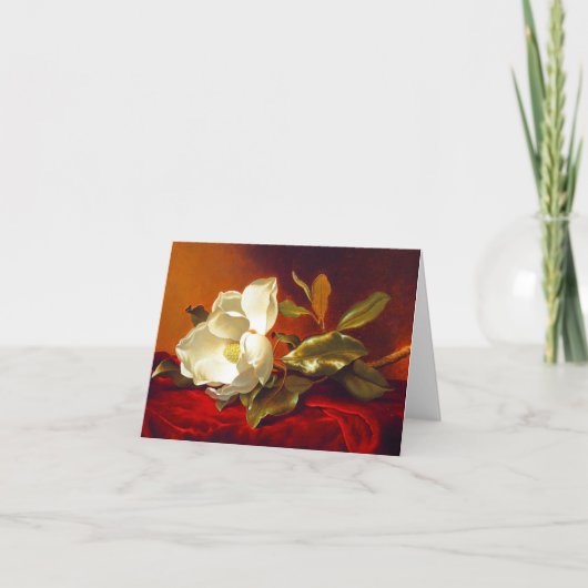 Invitation Magnolia sur Red Velvet Martin Johnson Heade (Devant)