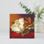 Invitation Magnolia sur Red Velvet Martin Johnson Heade (Debout devant)