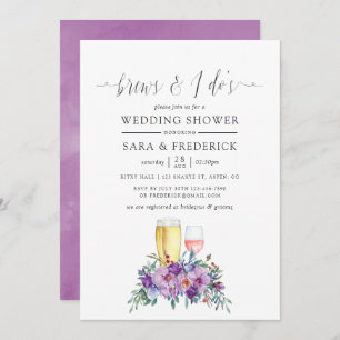 Invitation Magnolias pourpres et Rose brasse avant que je ne 